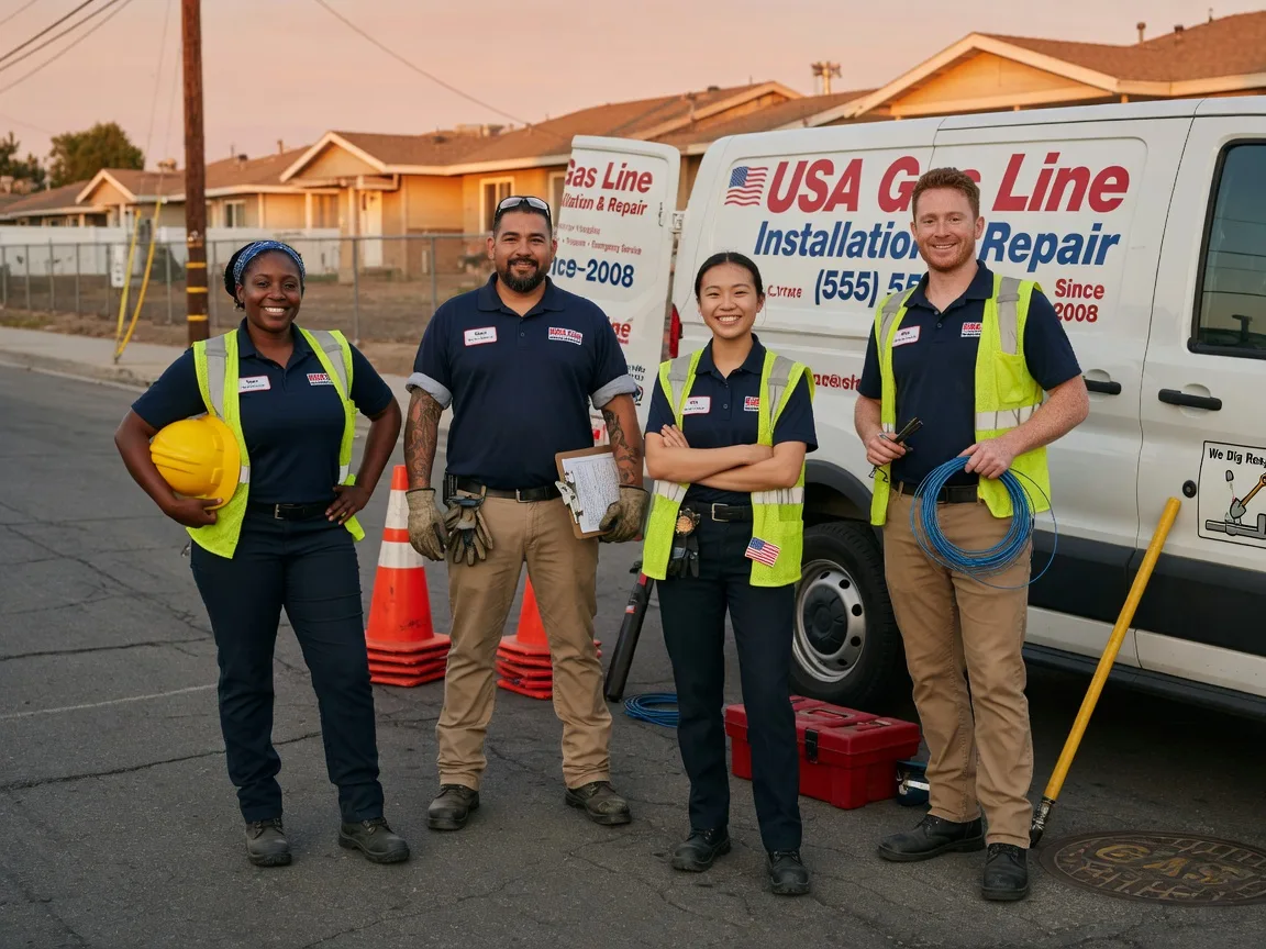 Gas Line Installation company in Vina, CA